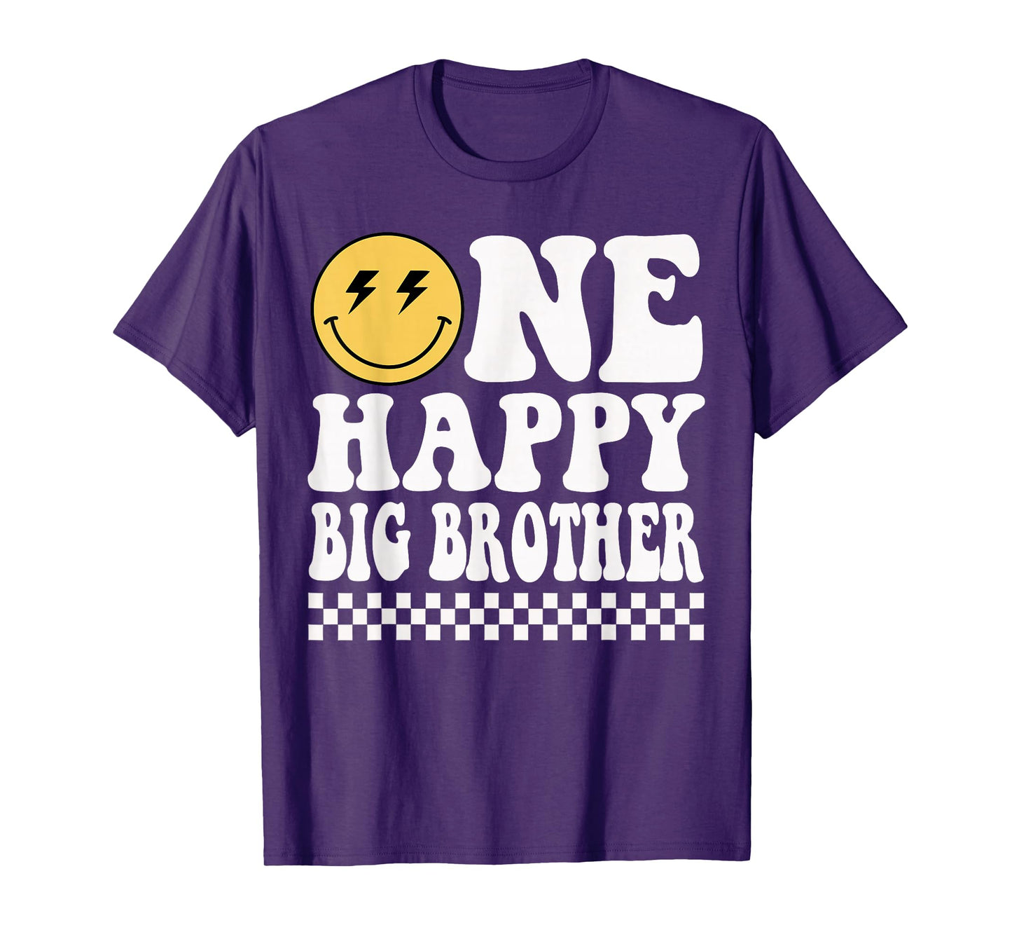 One Happy Dude Big Brother 1st Birthday Family Matching T-Shirt