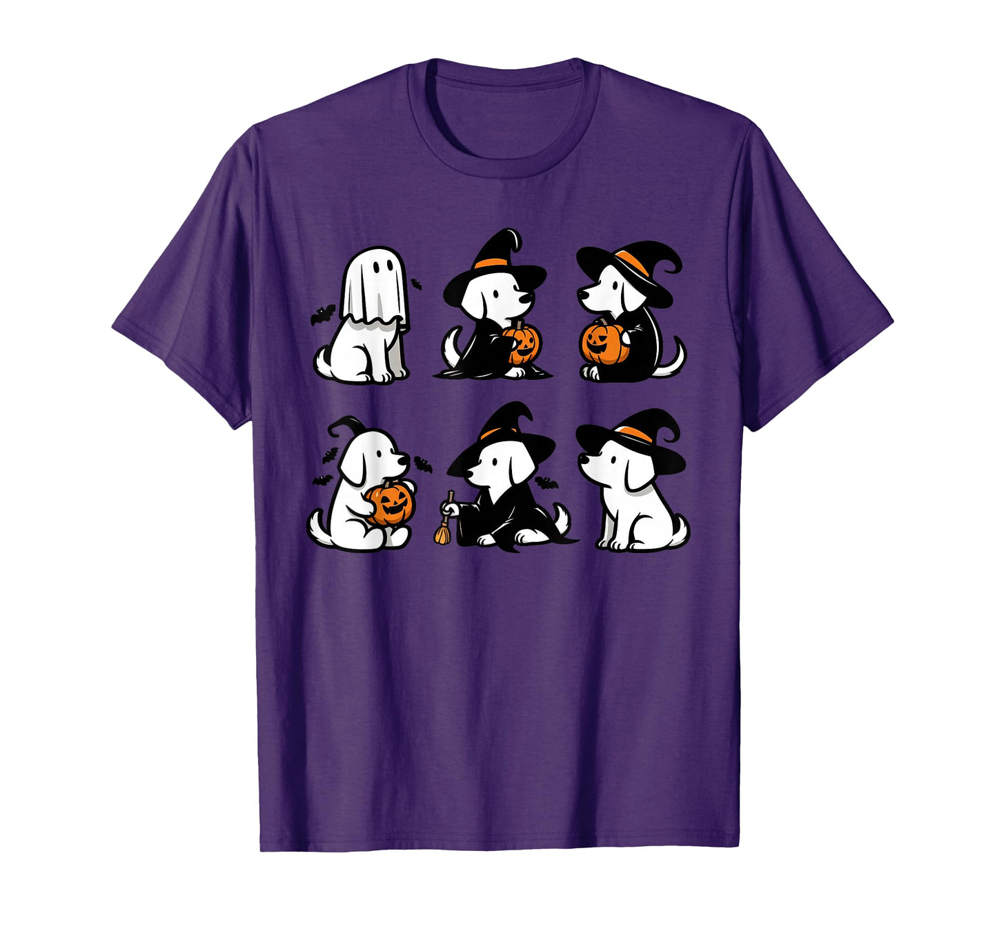 Funny Ghost Dog Funny Halloween Spooky Funny Boo Dog Lover T-Shirt