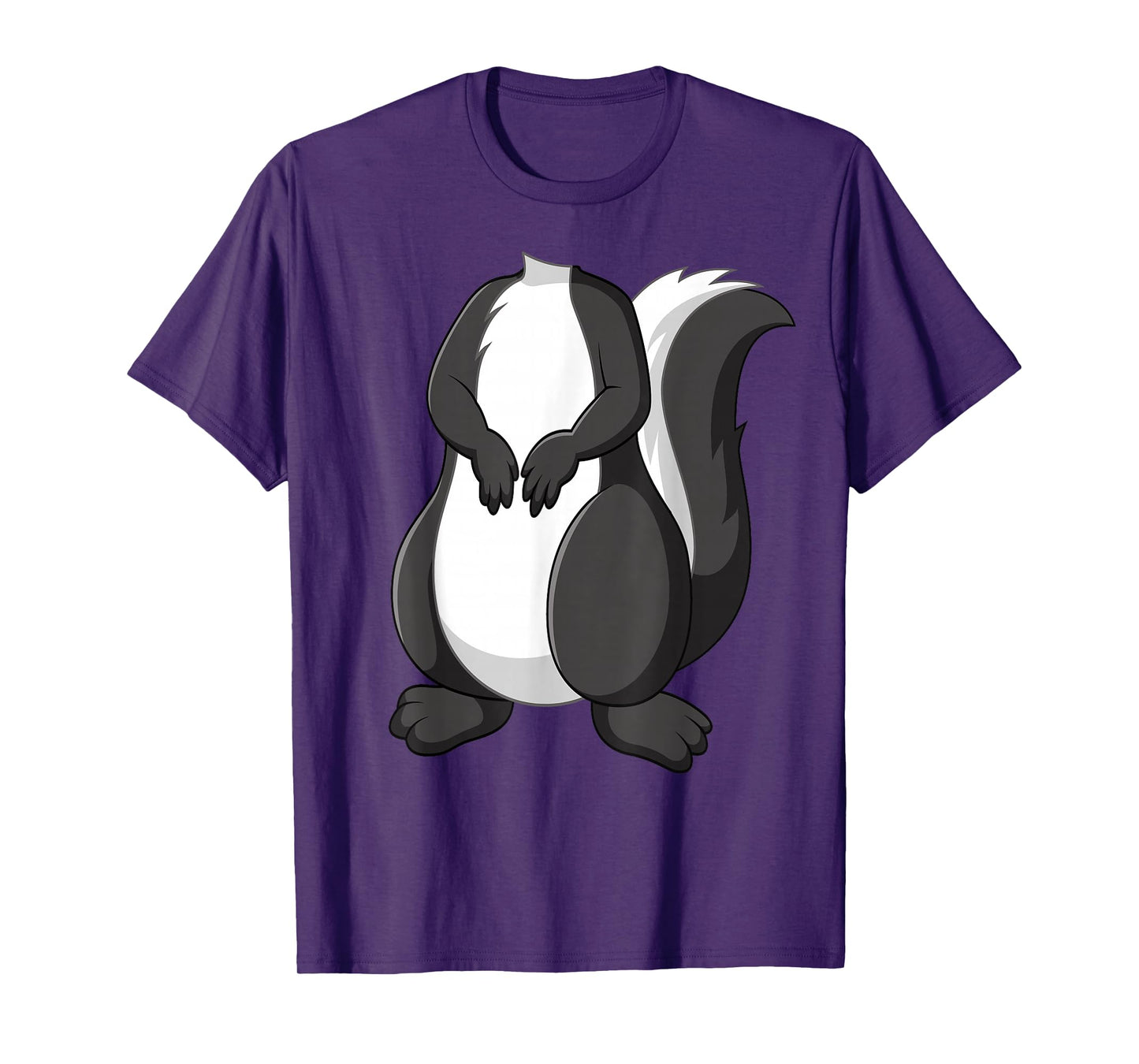 Skunk Shirt Adult Kids Men Women Skunk Costume T-Shirt