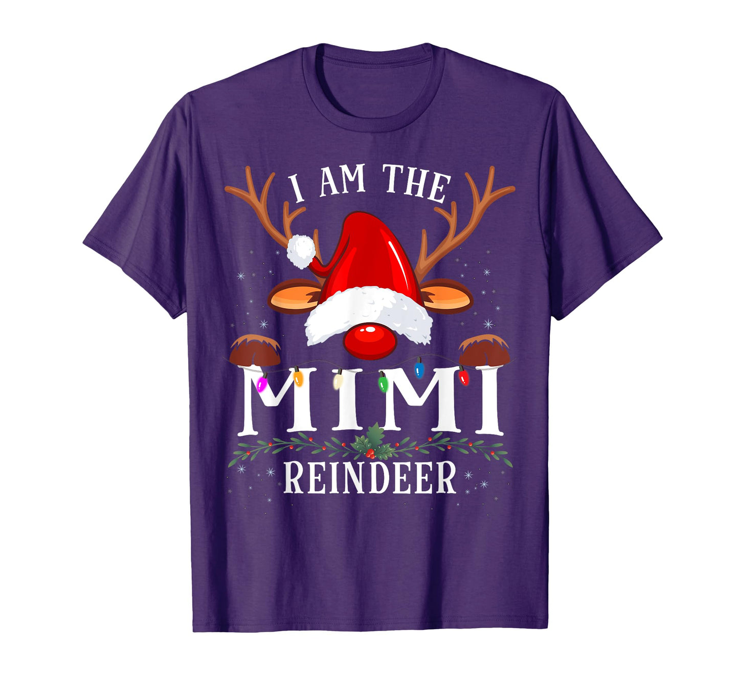 I Am The Mimi Reindeer Christmas Family T-Shirt
