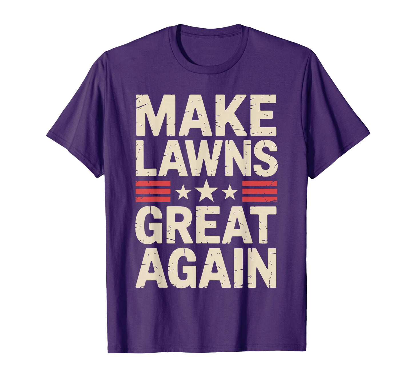Funny Lawn Mower Art for Men Women Lawn Mowing Landscaper T-Shirt