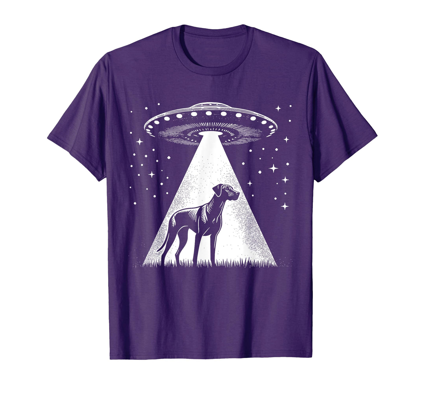 Rhodesian Ridgeback Mom Dad Dog - Funny Alien UFO T-Shirt
