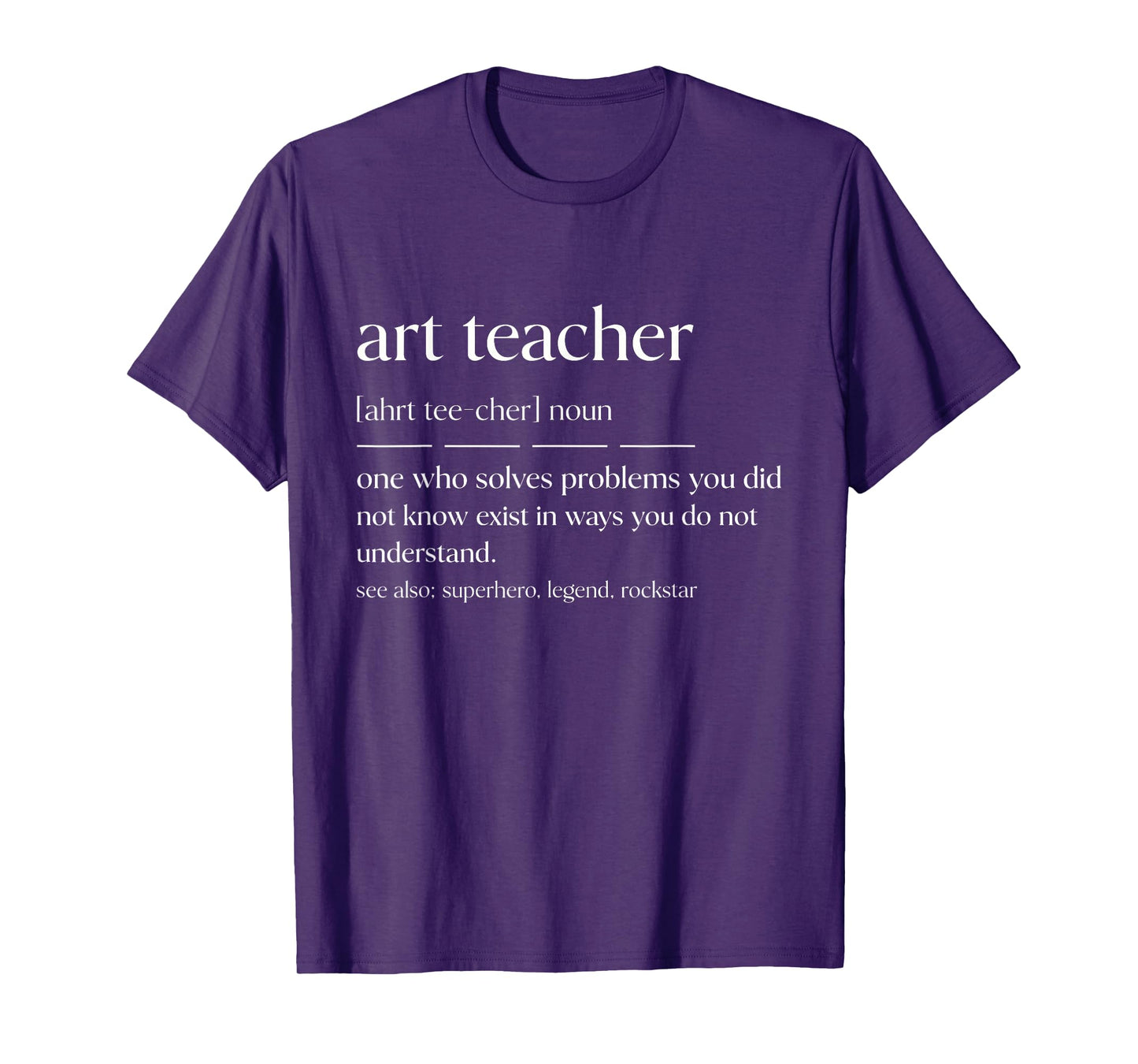 Funny Art Teacher Noun Art Educator T-Shirt