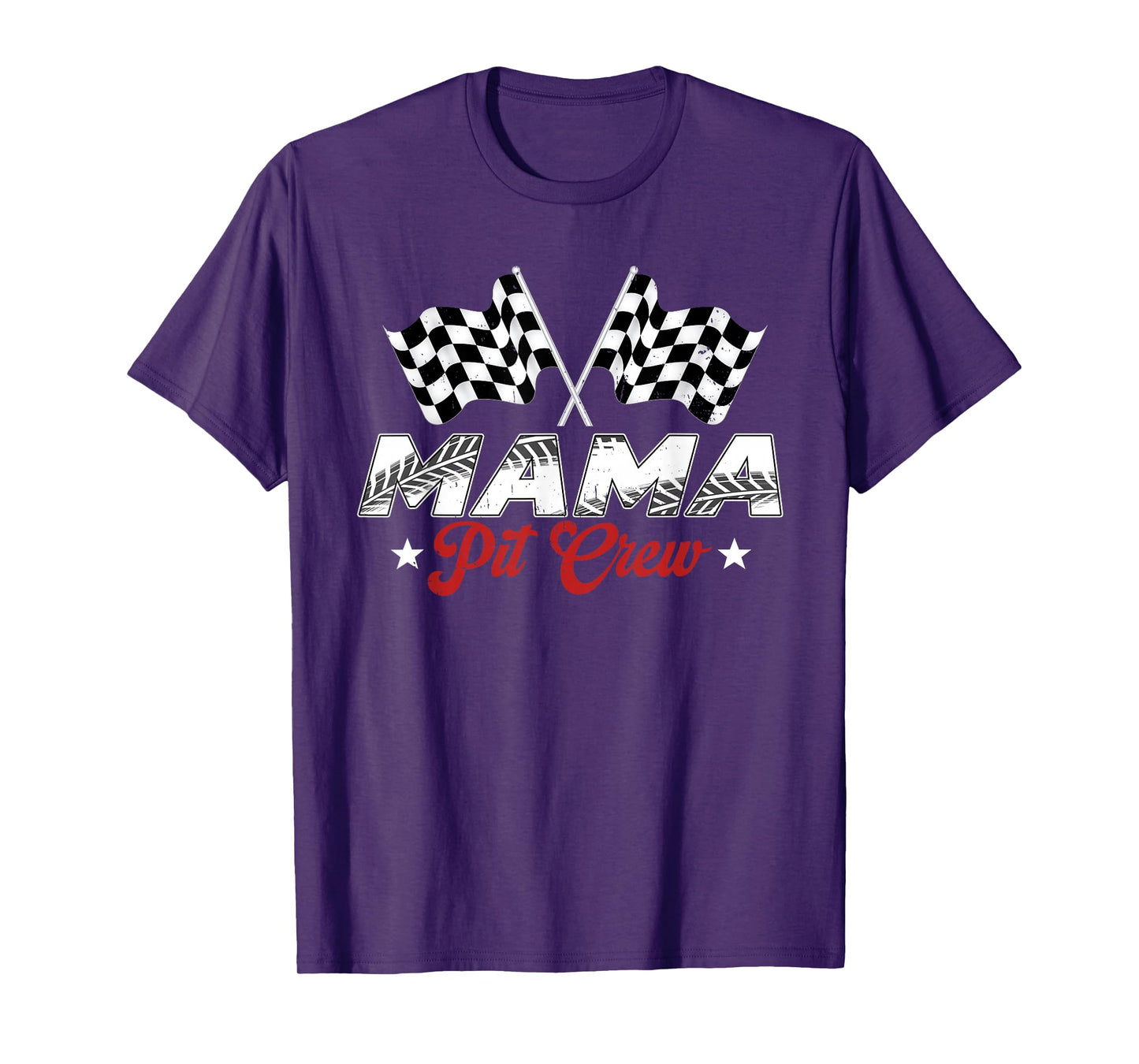 Mama Pit Crew Race Car Birthday Family Racing T-Shirt