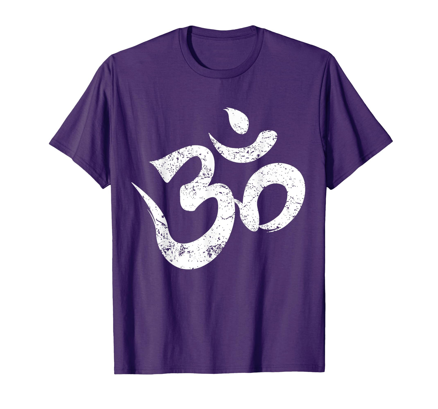 Distressed Om Meditation Spiritual Indian Yoga Symbol Om T-Shirt