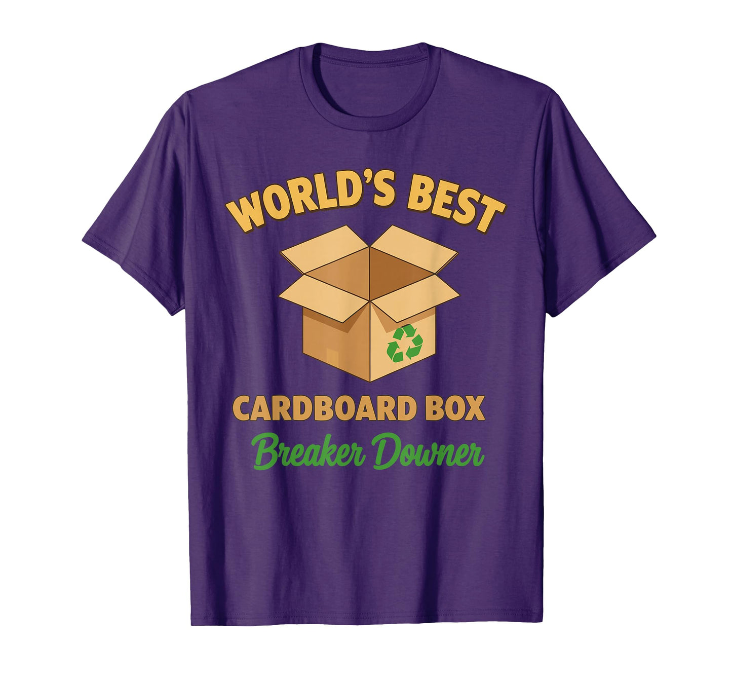 Funny World Best Cardboard Box Breaker Downer T-Shirt