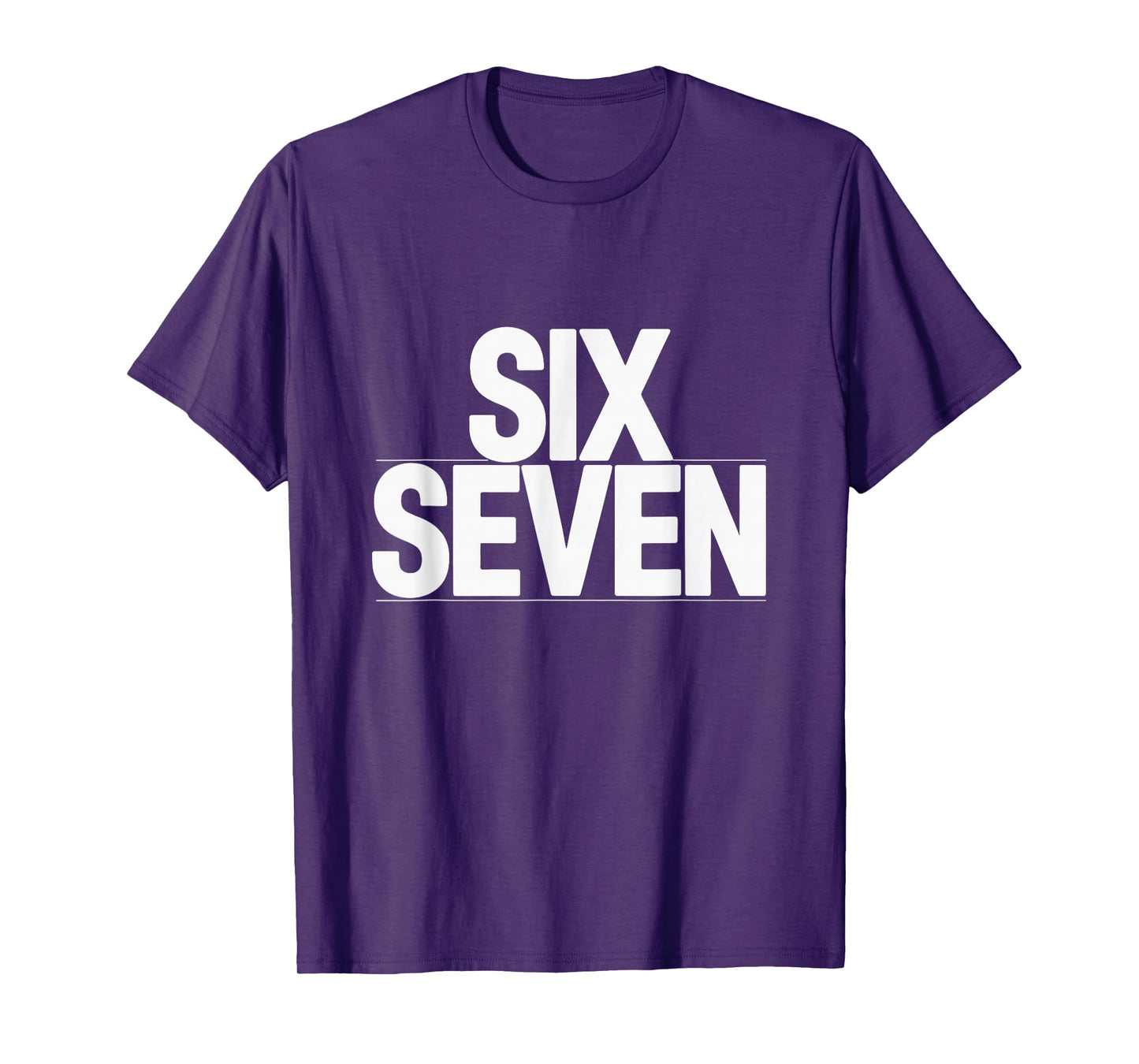Fun Six Seven 6 7 Meme Design T-Shirt