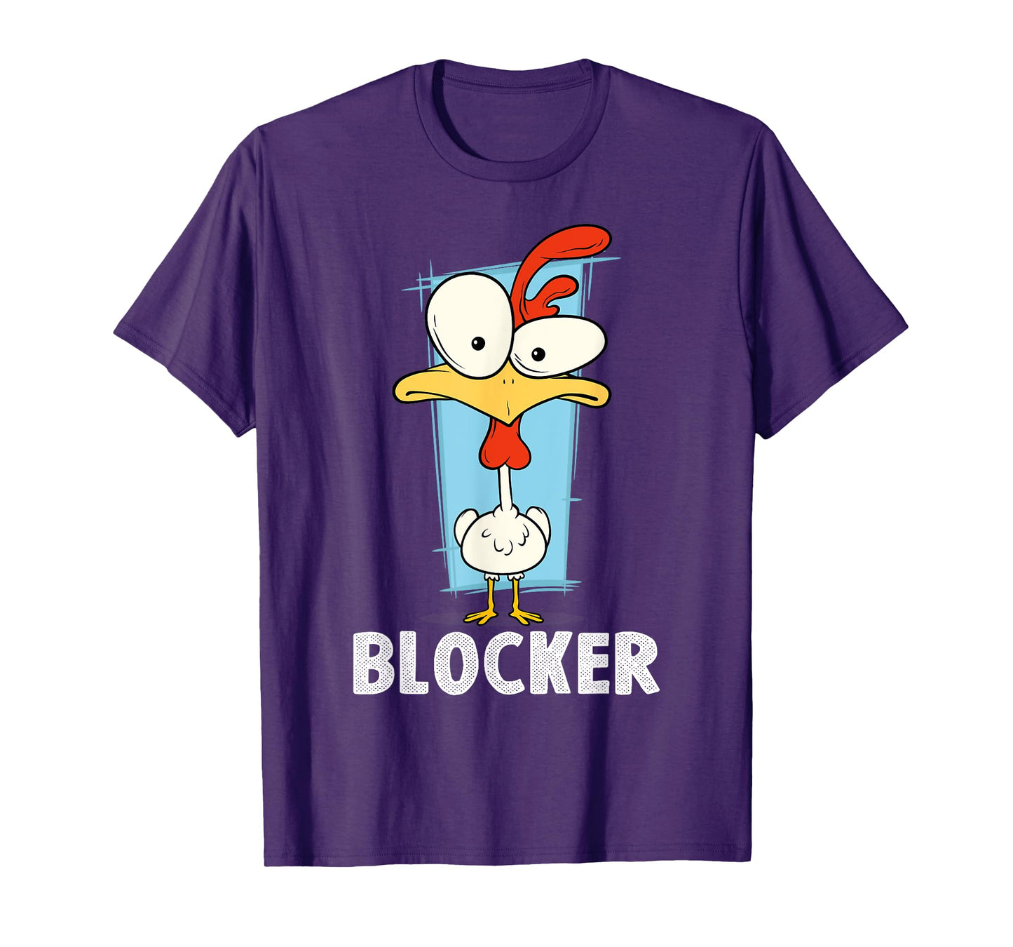 Cock Blocker Men's Funny Novelty Rooster Cock Chicken Women T-Shirt