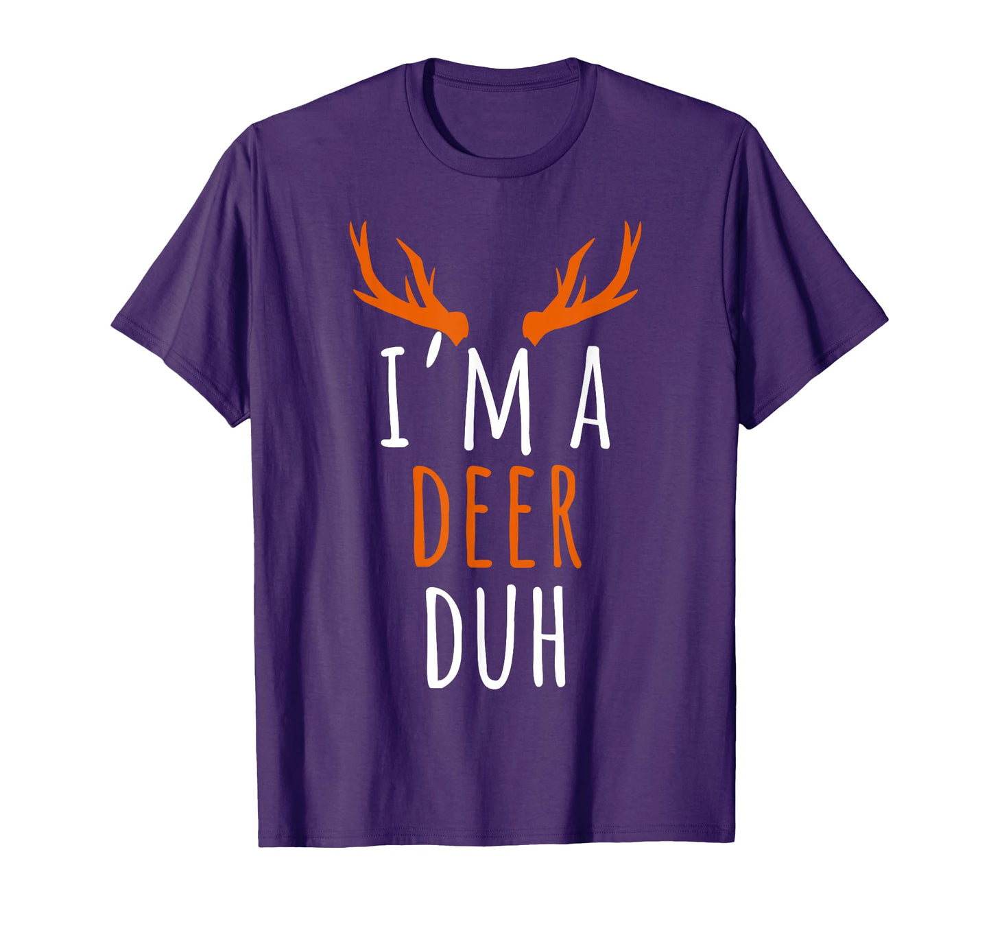 Im A Deer Costume Funny Reindeer Sven Adult Cute Matching T-Shirt