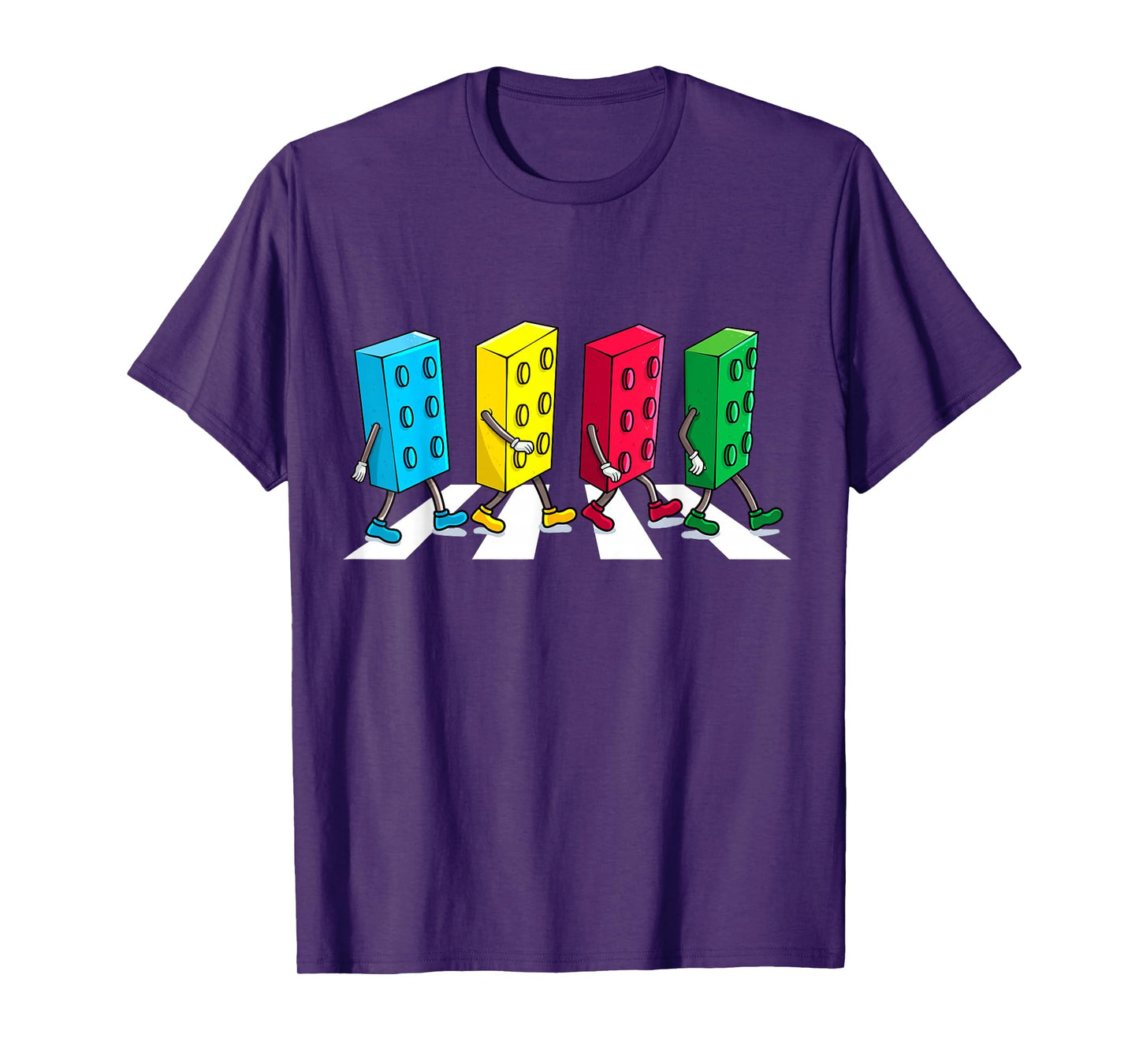 Master Builder Building Bricks Block Party Brick Boys Kids T-Shirt