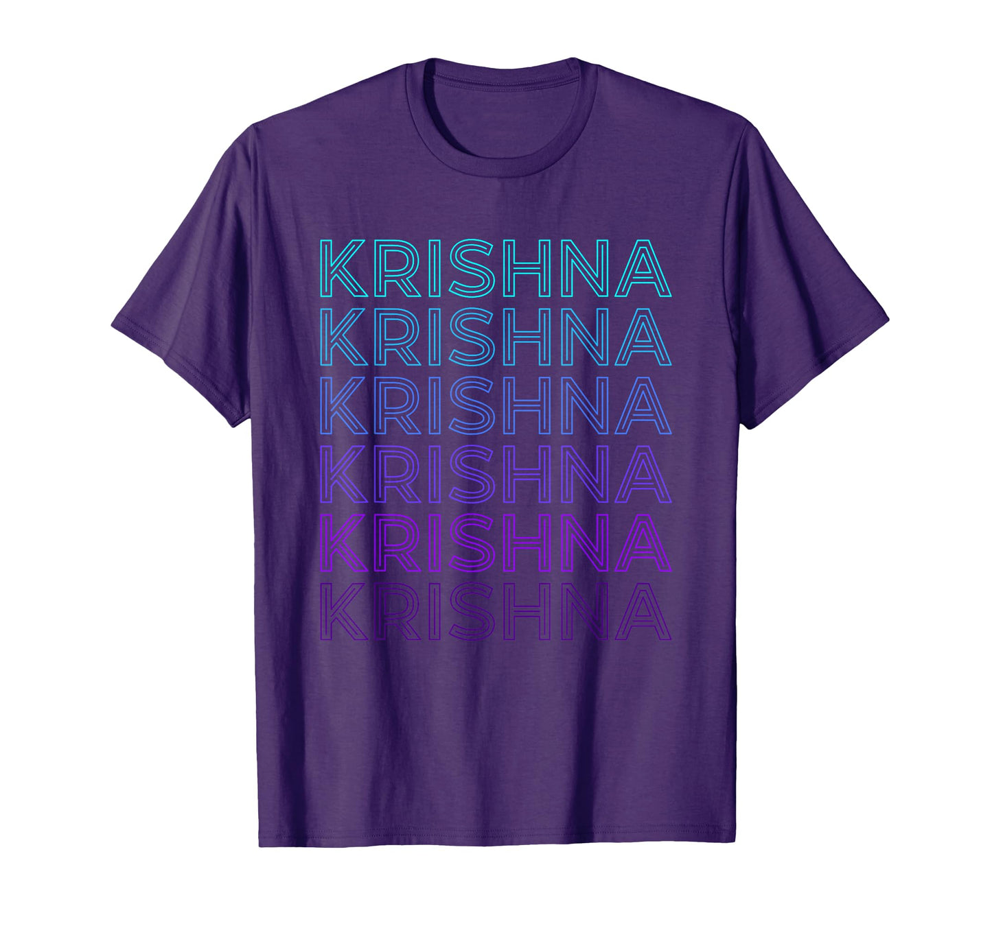 Krishna Hindu God Mythology Hinduism Retro T-Shirt