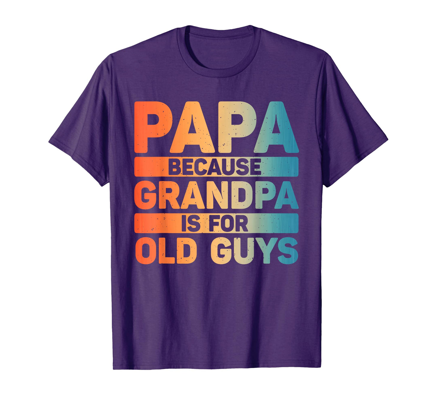 Papa Art for Grandpa Men from Grandkids Father's Day Papa T-Shirt