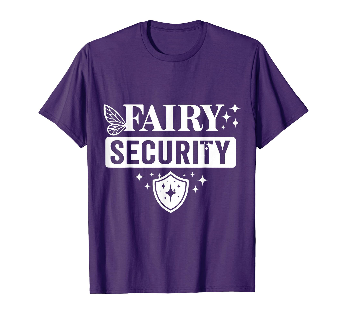 Fairy Security Costume Birthday Halloween Family Tee T-Shirt