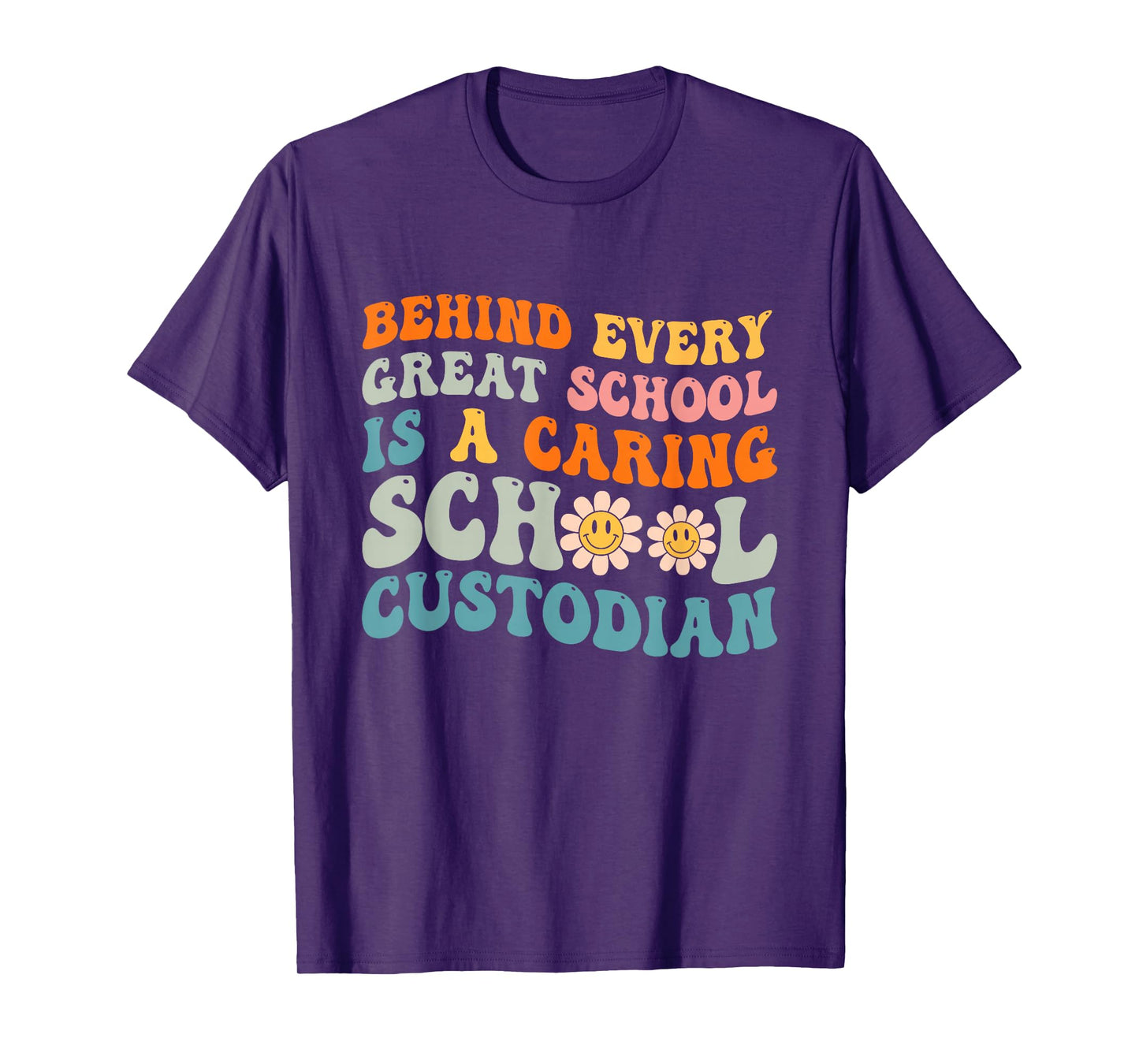 School Custodian Design for Men Women Custodian Appreciation T-Shirt