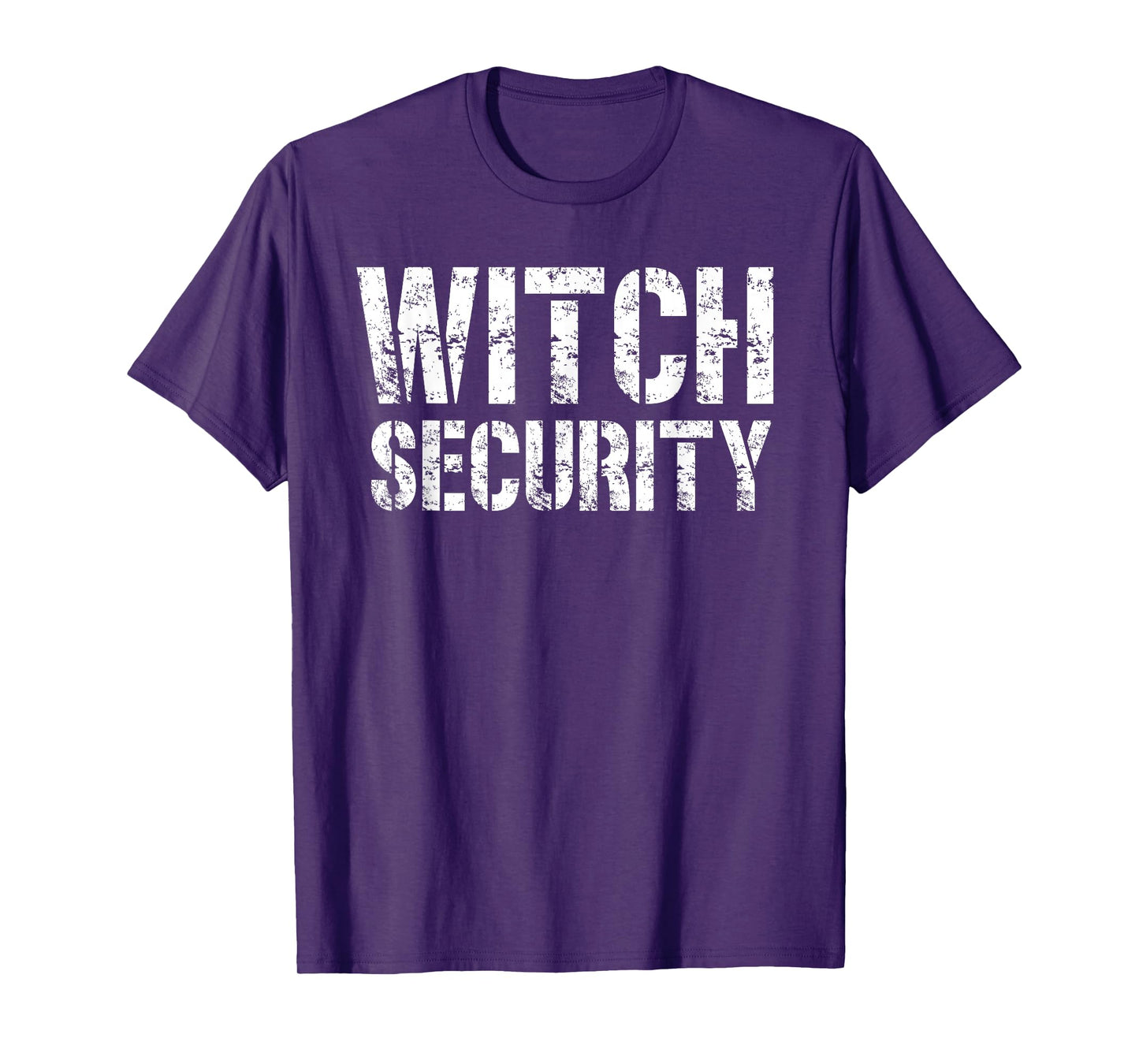 Halloween Dad Mom Daughter Adult Costume Witch Security T-Shirt