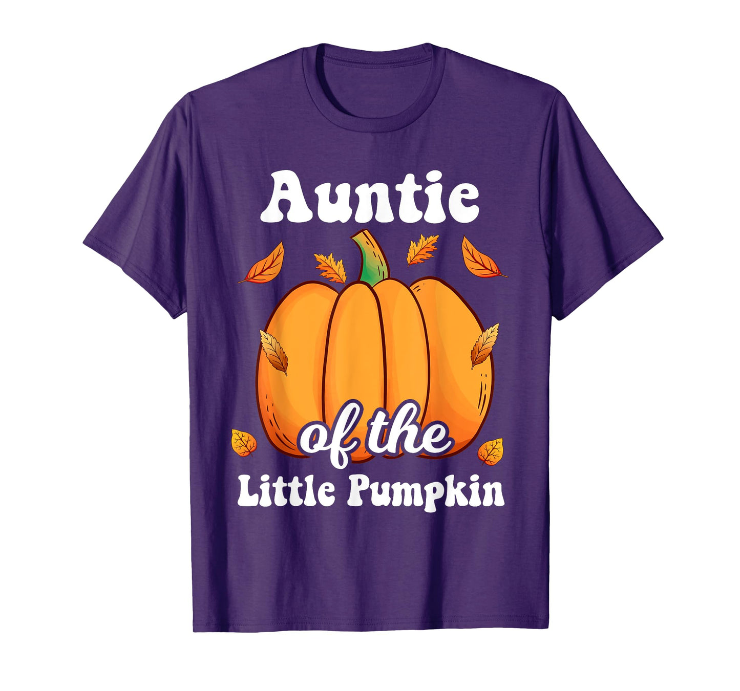 Auntie of the Little Pumpkin Thanksgiving Baby Shower Reveal T-Shirt
