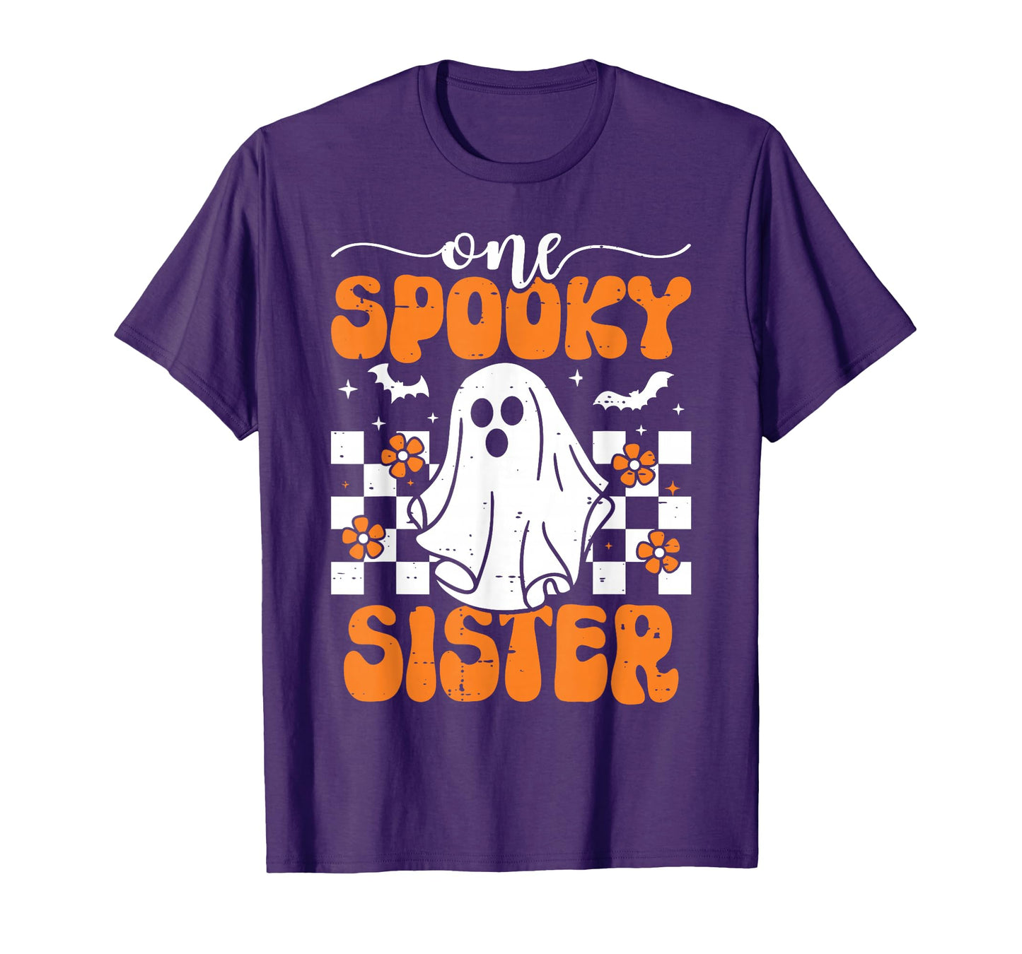 One Spooky Sister Matching Family Halloween Costumes T-Shirt