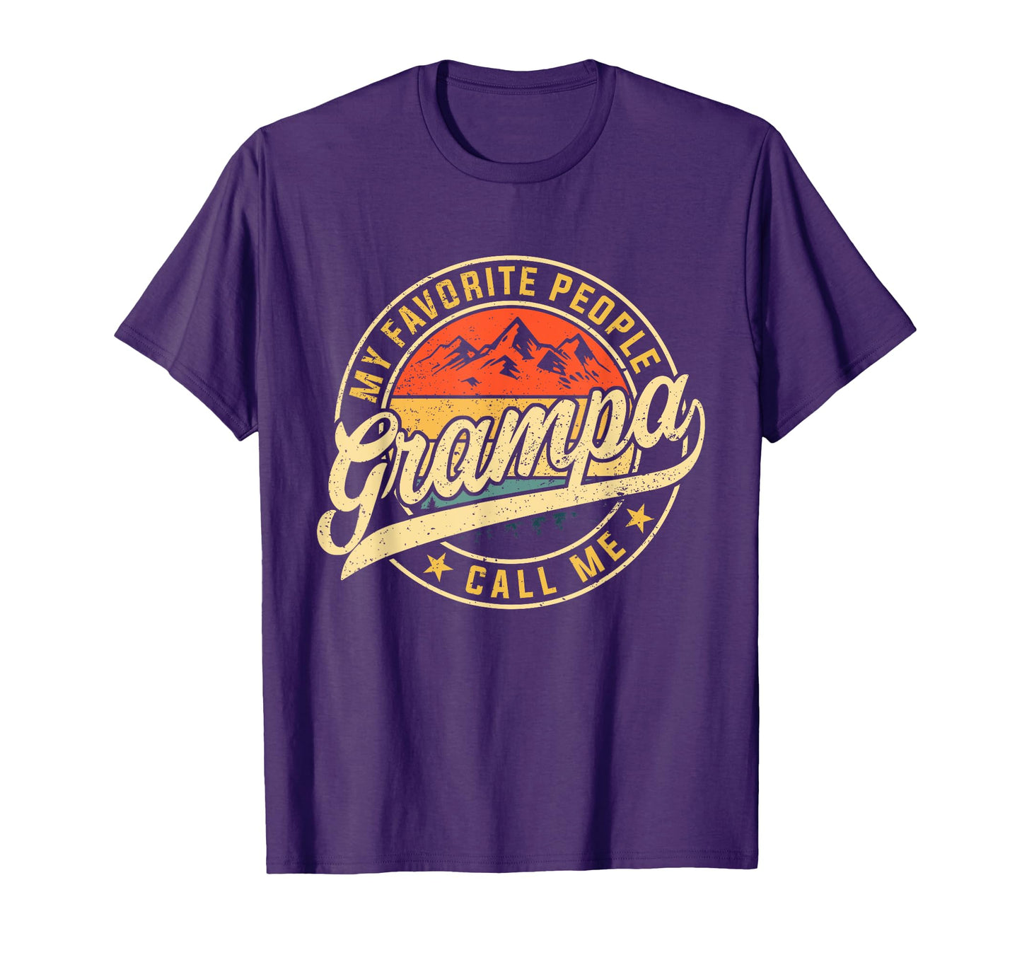 My Favorite People Call Me Grampa Funny Father's Day T-Shirt