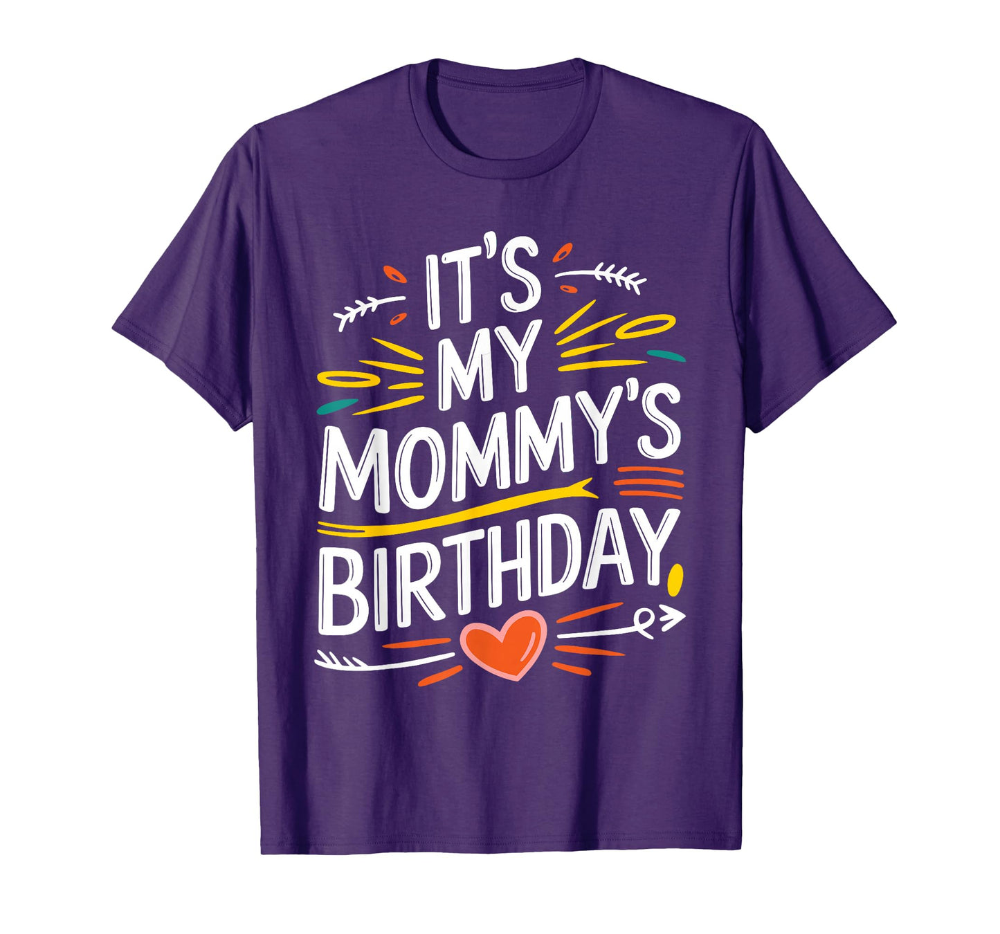 It's My mommy's Birthday Boho Nostalgia Design Women Kids T-Shirt