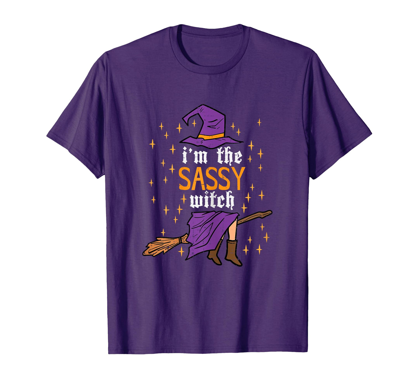 Halloween Im The Sassy Witch Funny Costume Women Girls Kids T-Shirt