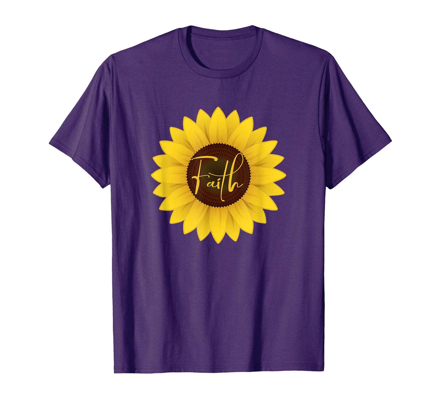 Funny Faith Christian Gift Sunflower for Women T-Shirt
