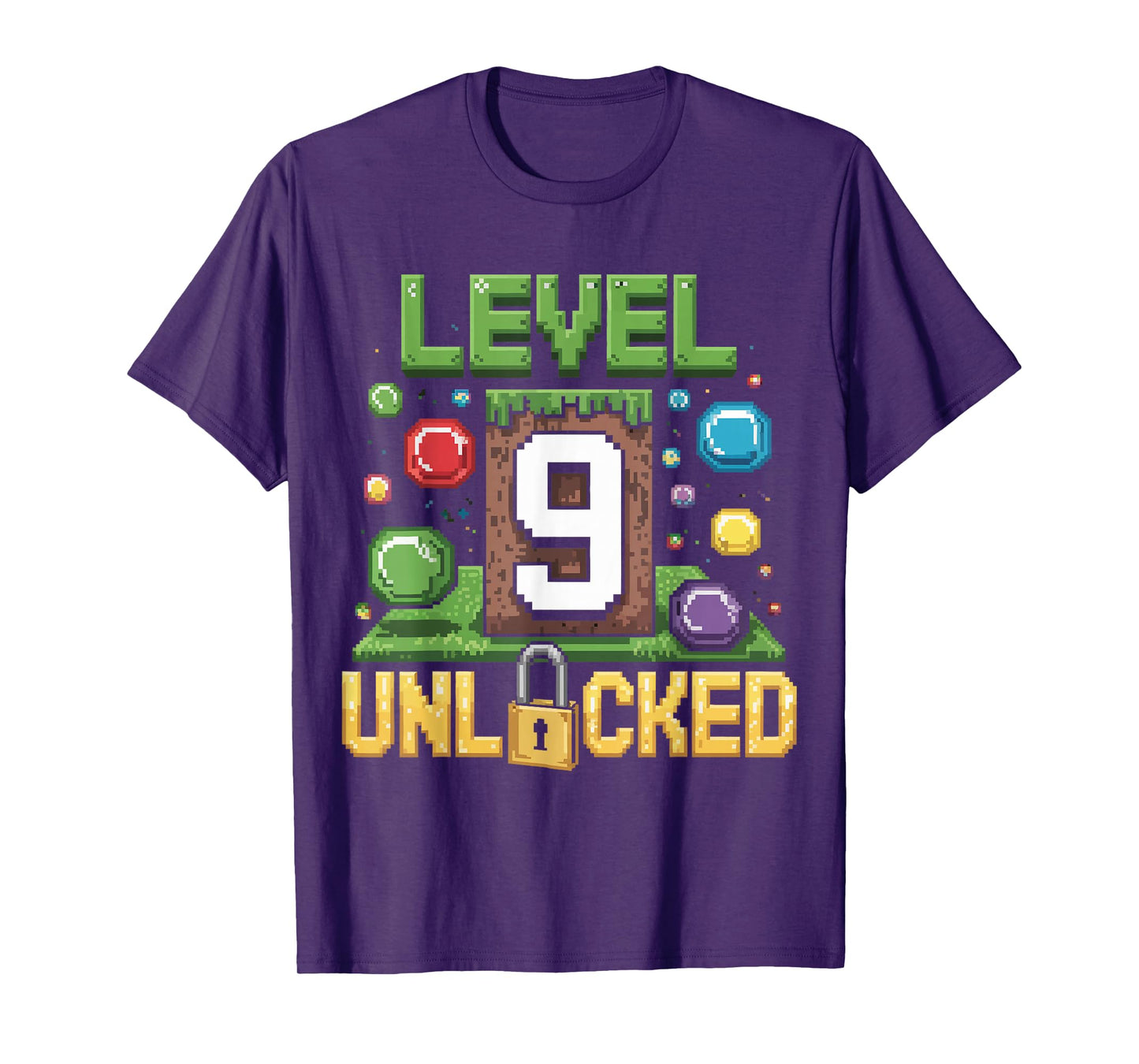 Birthday Children's Shirt Level 9 Unlocked 9 T-Shirt