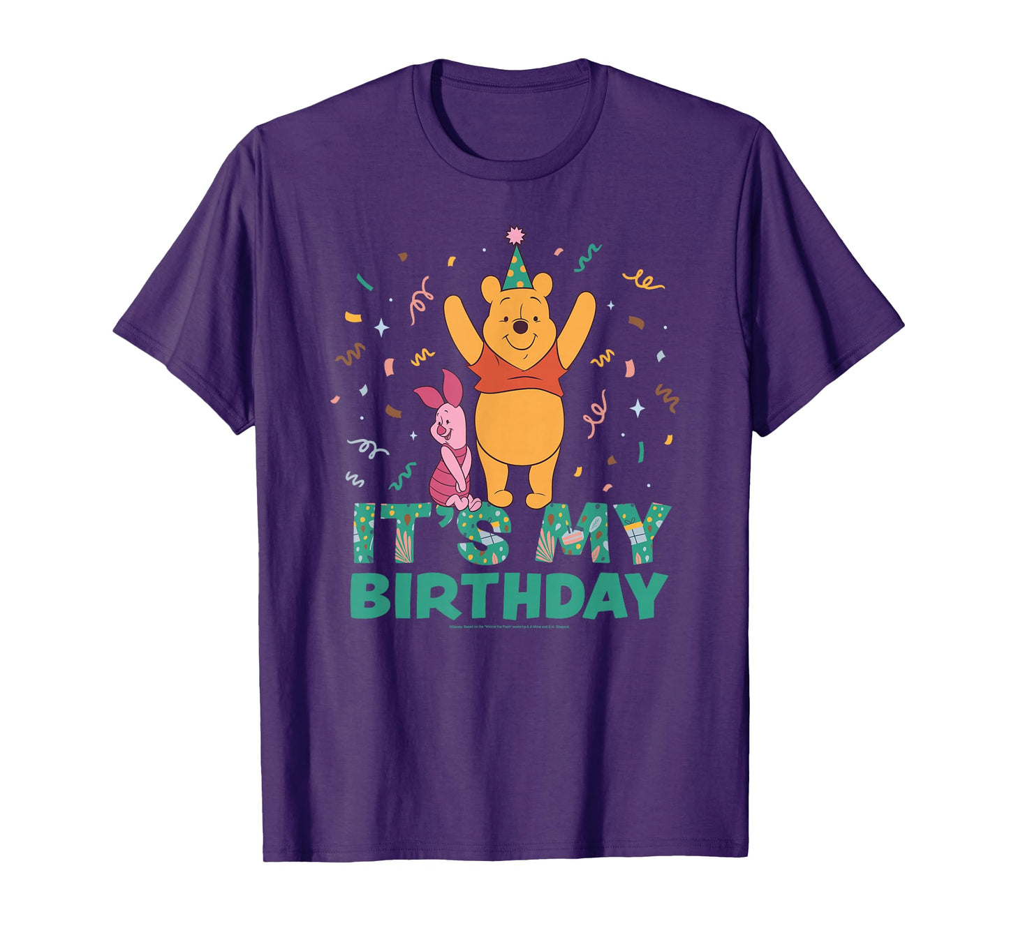 Disney Winnie the Pooh & Piglet It's my Birthday Party T-Shirt