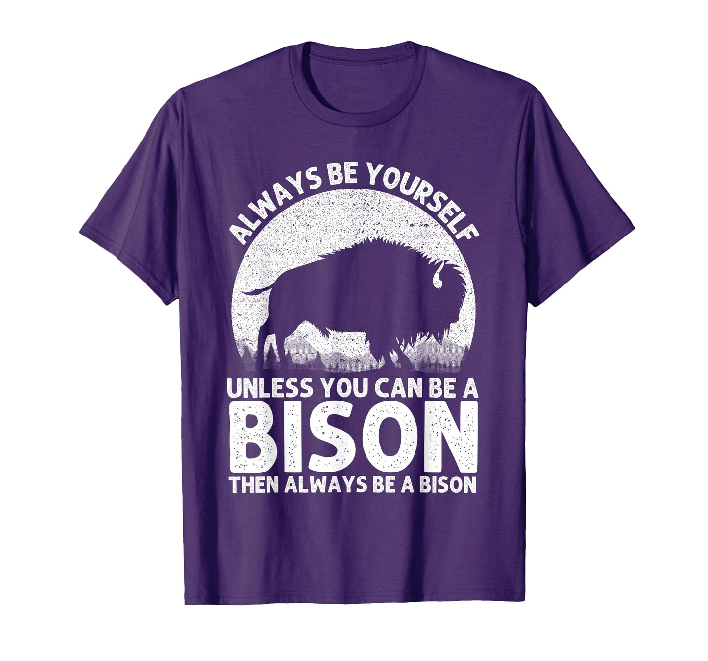 Cool Bison Design For Men Women Buffalo Animal Lovers Bison T-Shirt