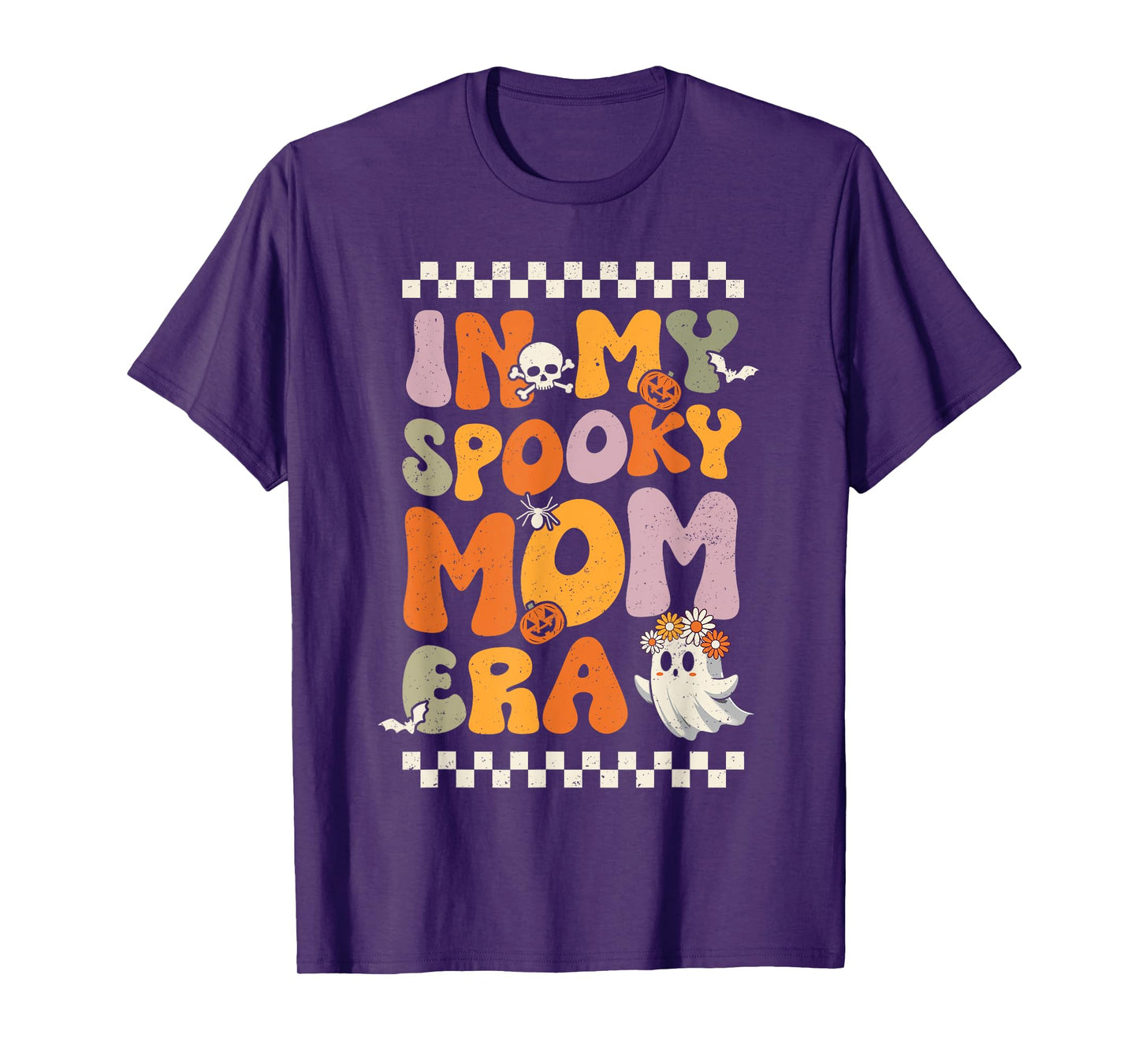 In My Spooky Mom Era Funny Ghost Halloween Mother's Day T-Shirt