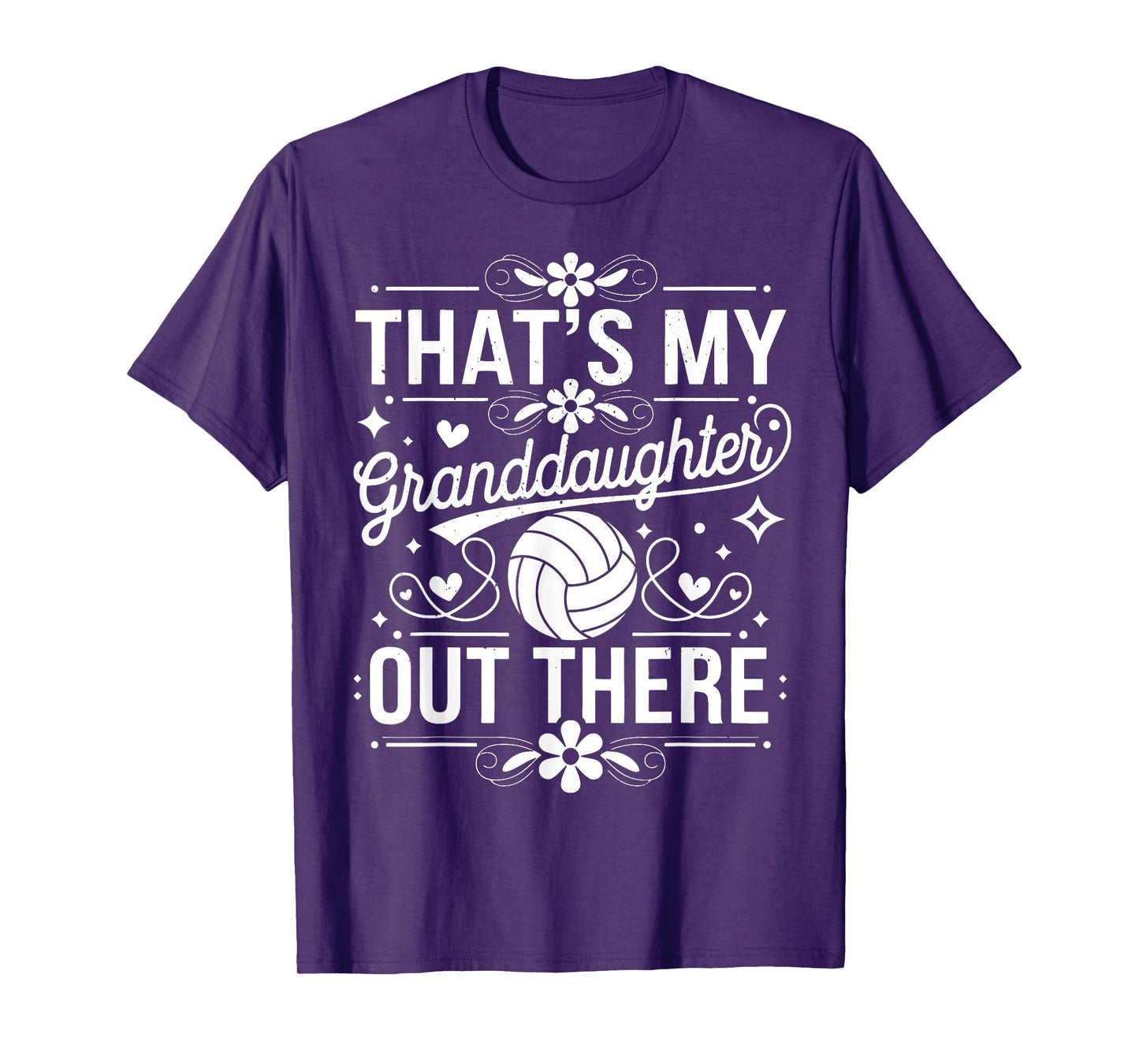 That's My Granddaughter Out There Volleyball For Grandma T-Shirt