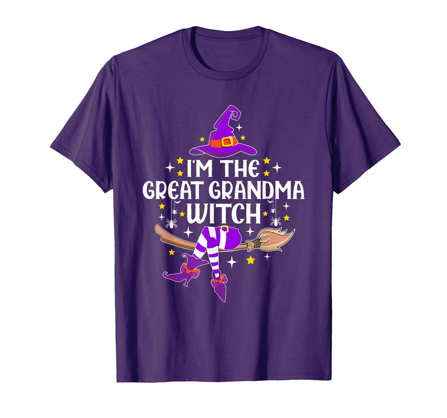 I'm The Great Grandma Witch Halloween Matching Group Costume T-Shirt