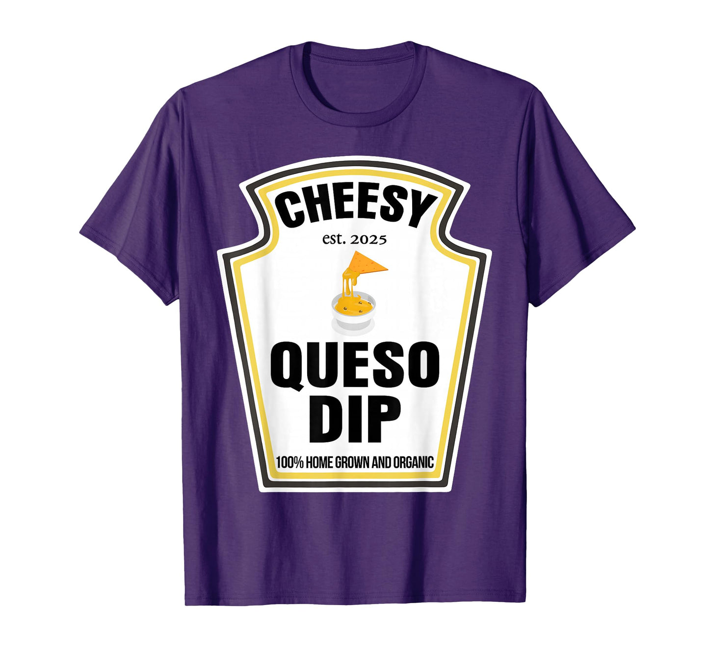 Cheesy Queso Dip Condiment Spice Costume Party Matching T-Shirt