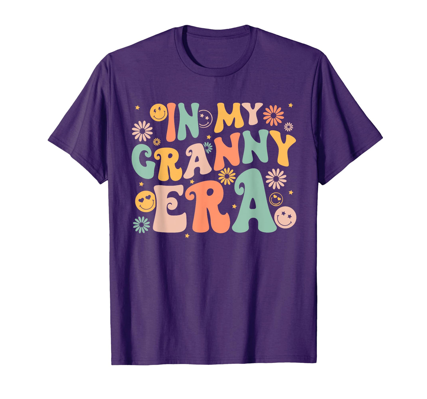 In My Granny Era Groovy Retro Cool for Grandma Mother's Day T-Shirt