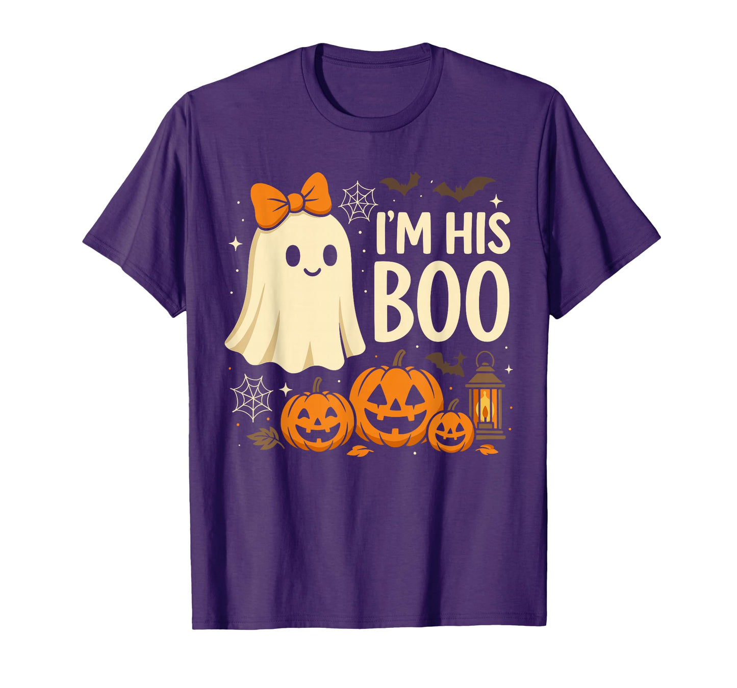 Halloween His and Hers Matching Outfits, Ghost I'm His Boo T-Shirt