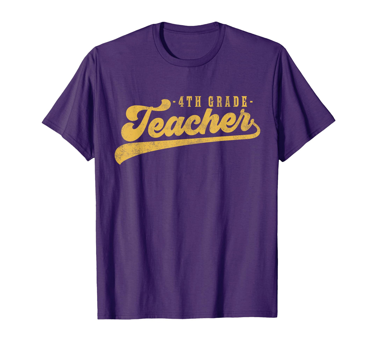 4th Grade Teacher Cute Vintage Graphic Fourth Grade Teacher T-Shirt