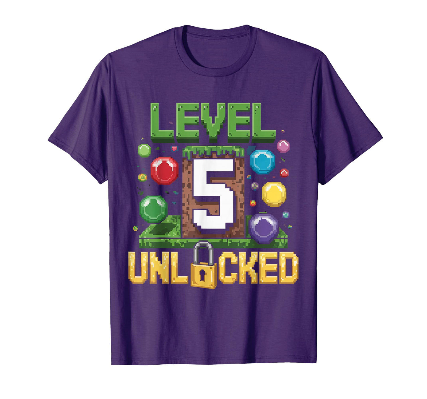 Birthday Children's Shirt Level 5 Unlocked 5 T-Shirt