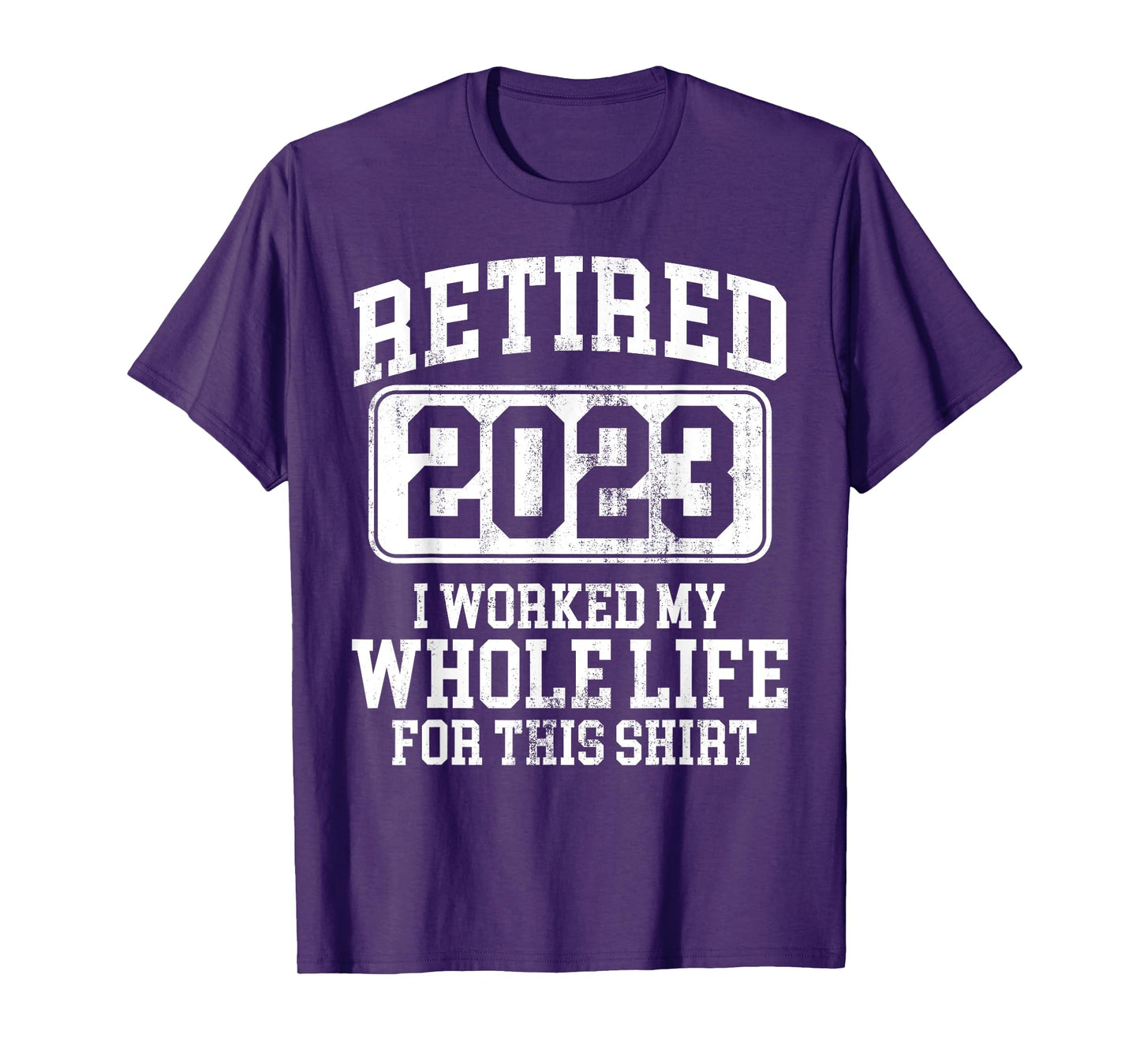 Retired 2023 Humor T-Shirt for Men & Women - Classic Fit, Short Sleeve, Black
