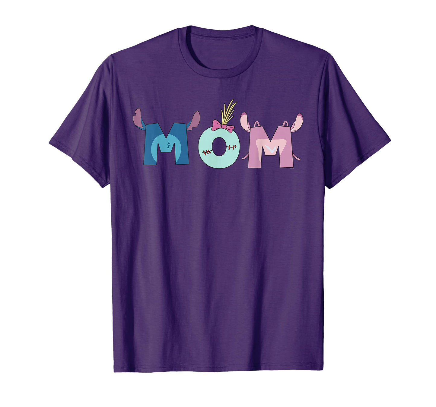 Disney Lilo & Stitch "Mom" Mother's Day Birthday Family Trip T-Shirt