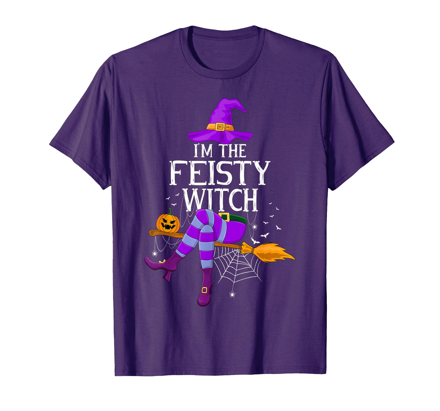 Matching Family Costume I'm The Feisty Witch Halloween T-Shirt