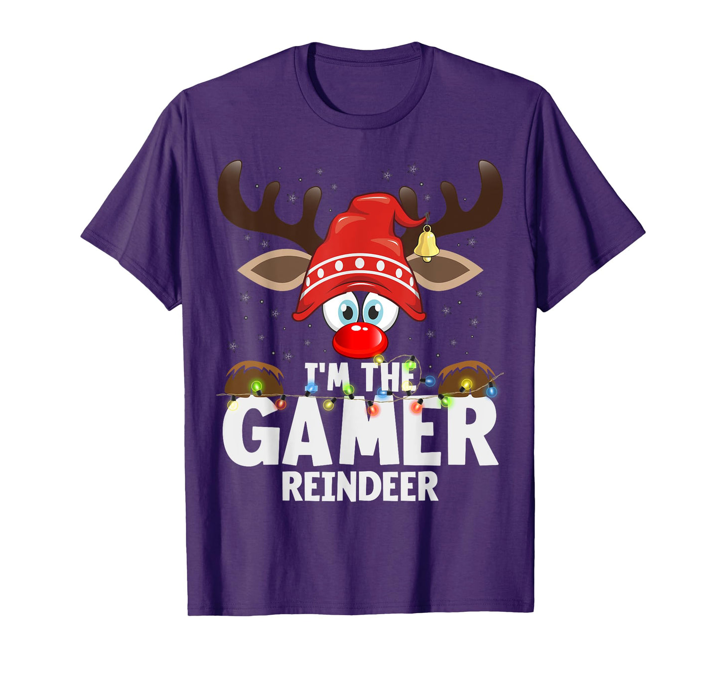 Christmas Matching I'm The Gamer Reindeer T-Shirt