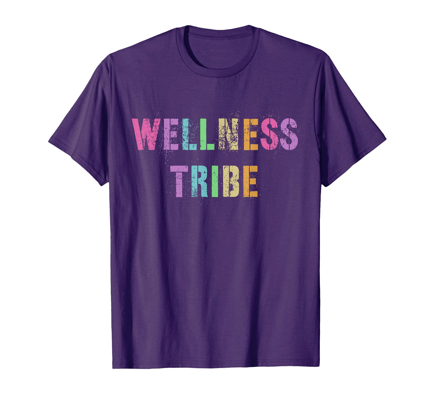 WELLNESS TRIBE Health Trainer Fitness Rockstar Crew Yoga Mom T-Shirt