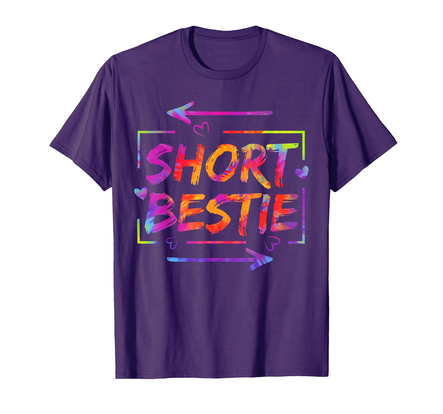 Best Friend Matching Tall Short Bestie Besties Matching BFF T-Shirt