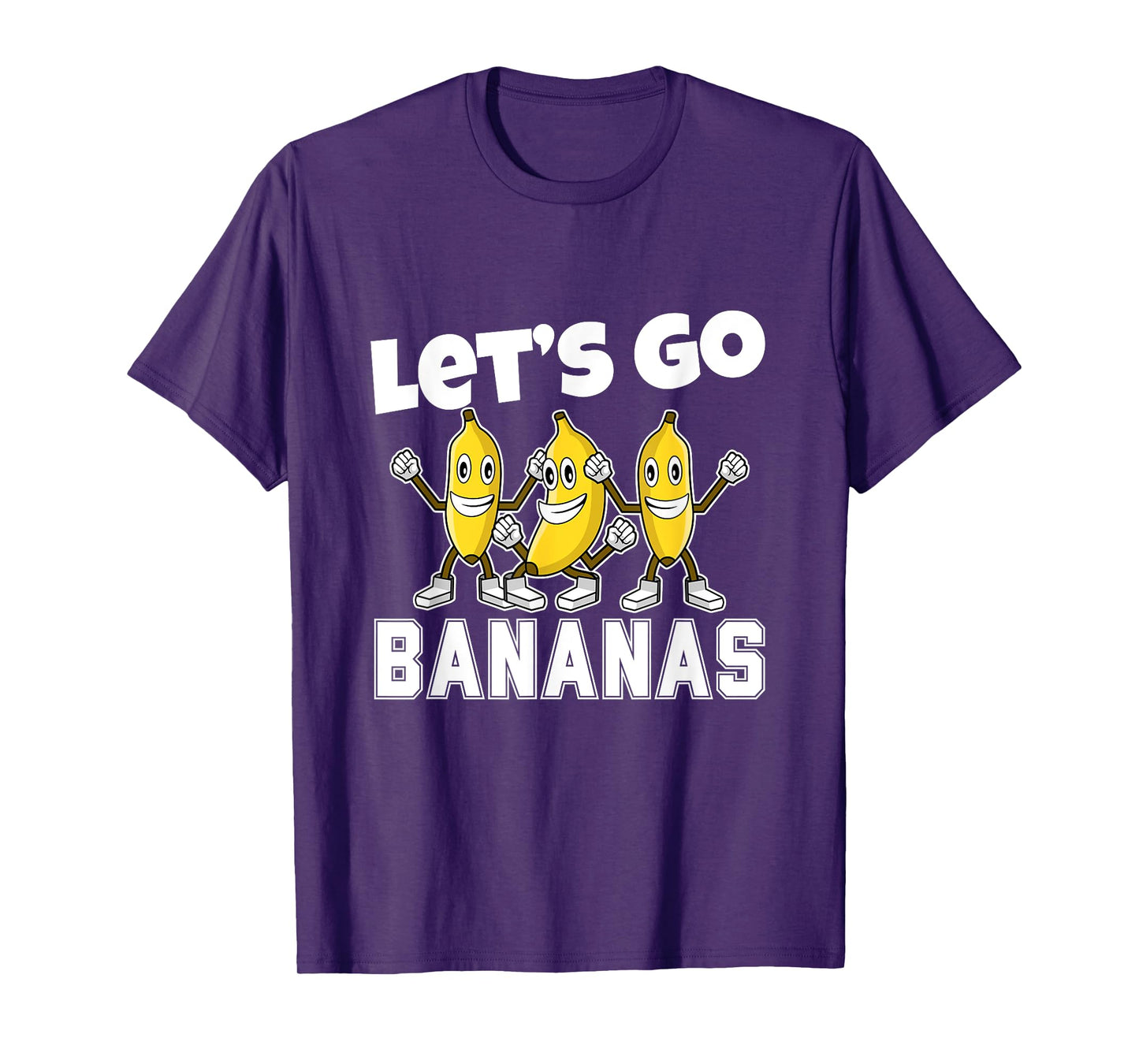 Let's Go Bananas Vintage Retro Costume Funny Bananas T-Shirt