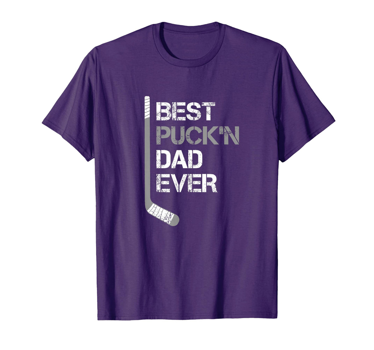 Funny Father's Day - Hockey Dad - Best Puck'n Dad Ever T-Shirt