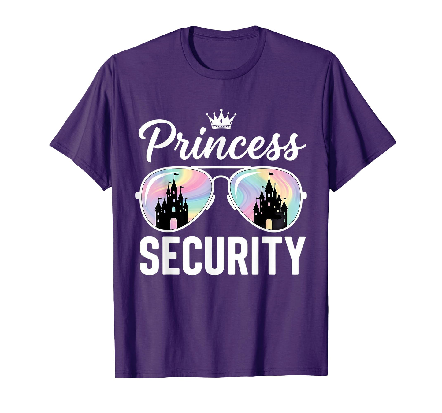 Princess Security Protection Retro Castle Matching Family T-Shirt