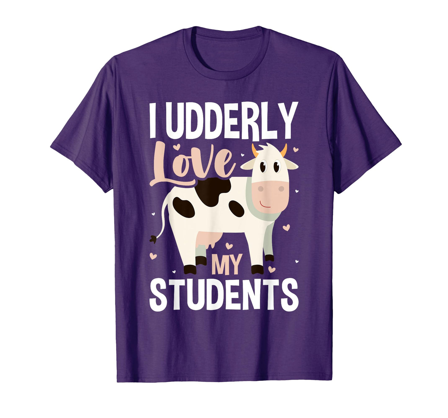 Cow Teacher Lover T-Shirt for Men Women Girls Kids
