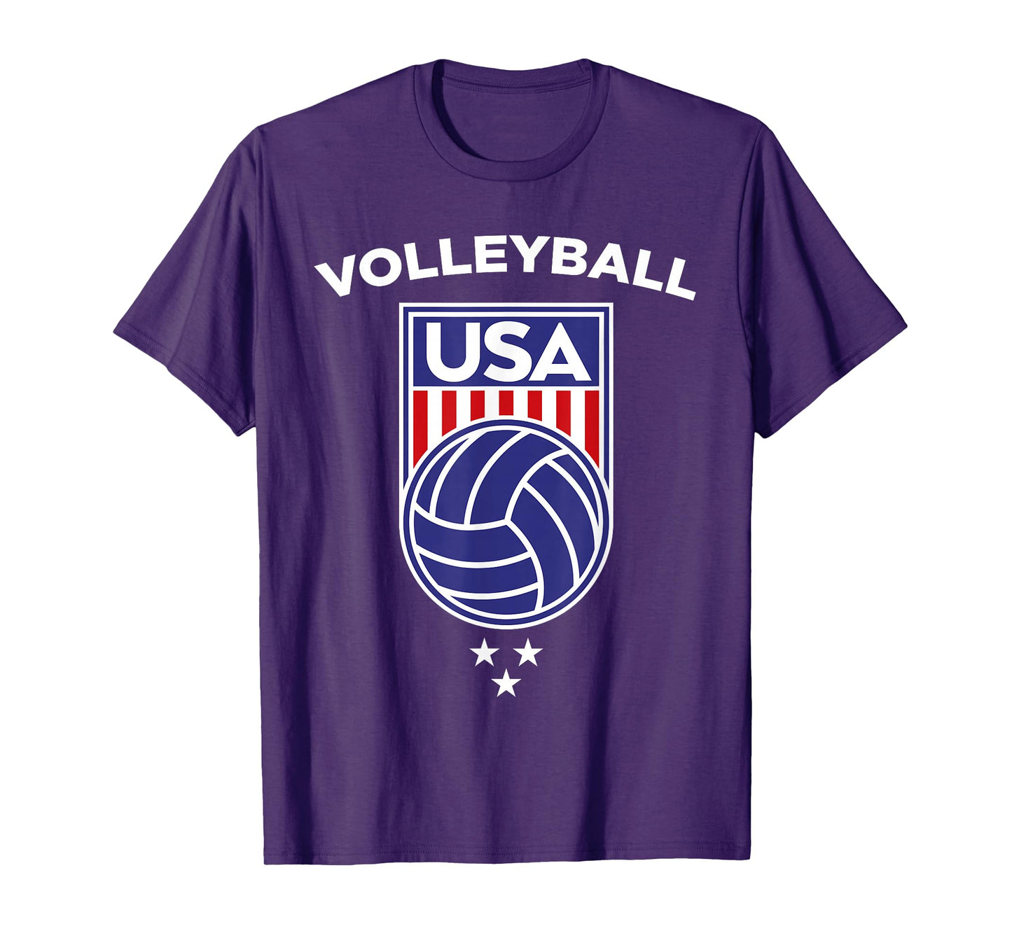 Volleyball Beach USA Flag Volleyball Team Player Girl Boy T-Shirt