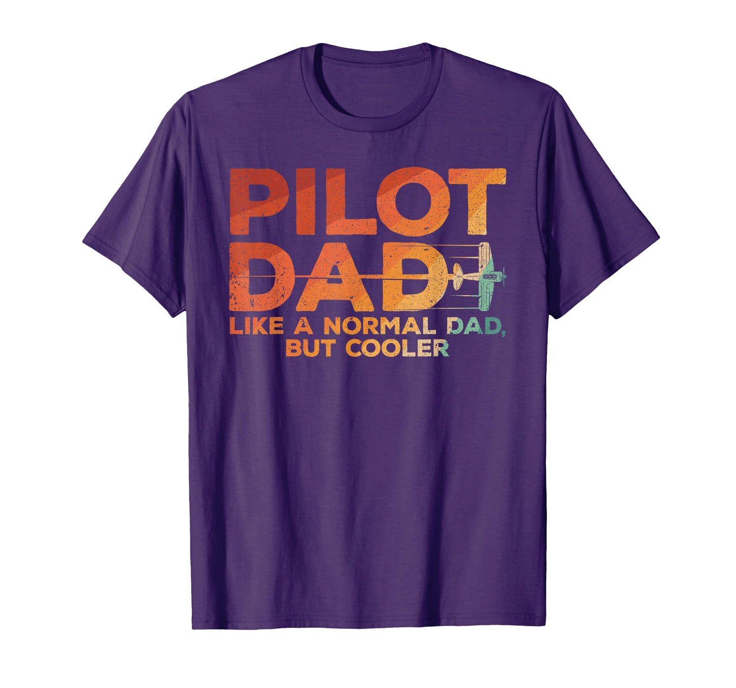 Funny Pilot Dad Art For Men Father Aviation Airplane Pilot T-Shirt