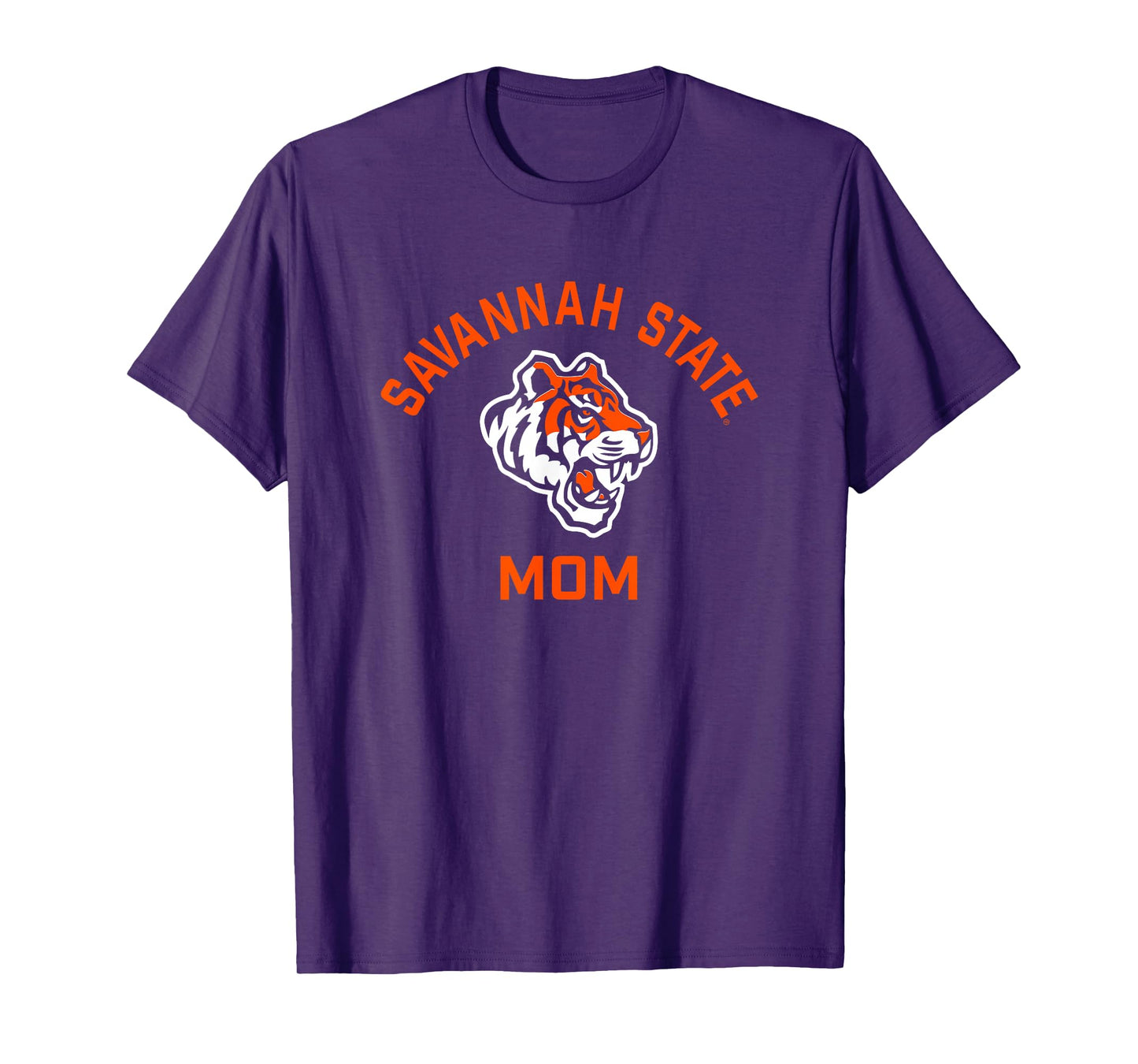 Savannah State University SSU Tigers Arched Mom T-Shirt