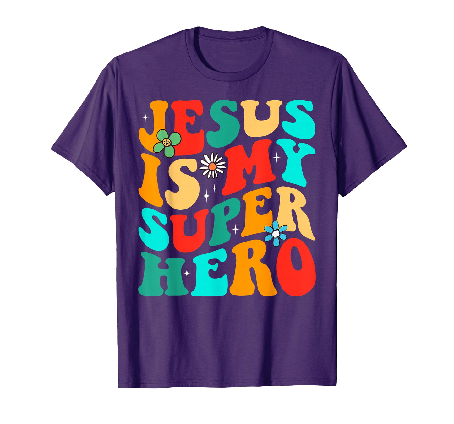 Jesus Is My Superhero Christian Religious T-Shirt